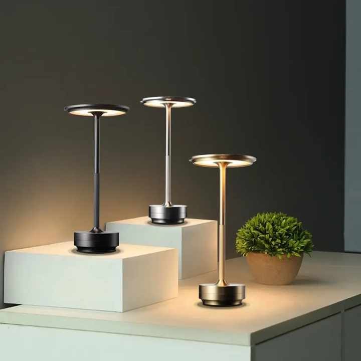 Elegant LED Table Lamp for Bedroom Living Room Office with Modern Design and Ideal Gift Choice